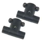 QWinOut 2PCS 16mm to 10mm Tee Joint Connector Plastic Tube Adapter Landing Gear Linker For RC FPV Multicopter Quadcopter Drone