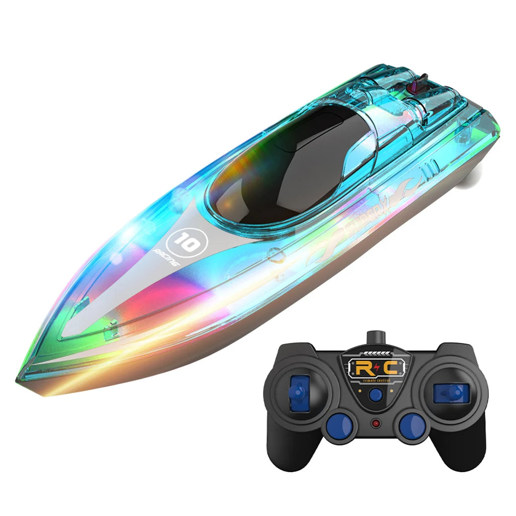 Flytec V555 LED Lighting RC Boat For Pools Lakes Night Usage 2.4Ghz W –  QWinOut