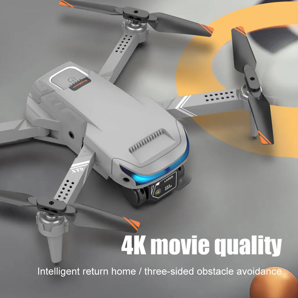 XT9 Mini Drone 4K Double Camera HD WIFI FPV Obstacle Avoidance Drone Optical Flow Four-Axle Aircraft RC Helicopter Toys