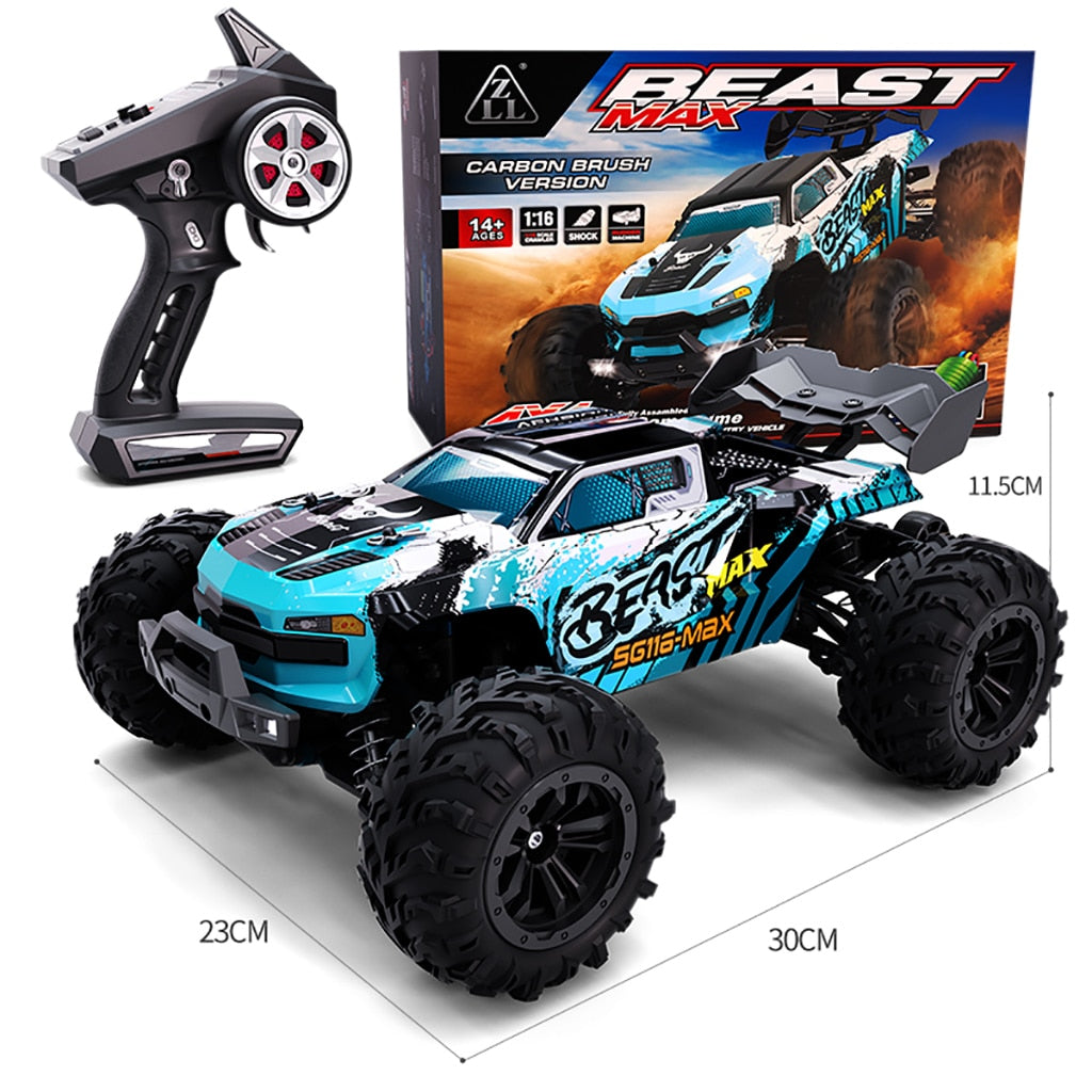 SG116MAX/SG116PRO 1:16 80KM/H 4WD RC Car With LED Remote Control