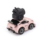 SNT 1:100 Q25-370Z FPV RC Car with Goggles Micro RC Desk Race Table Car Remote Control Car Magnetic Attraction FPVBOX RACE 25mW