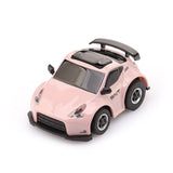 SNT 1:100 Q25-370Z FPV RC Car with Goggles Micro RC Desk Race Table Car Remote Control Car Magnetic Attraction FPVBOX RACE 25mW