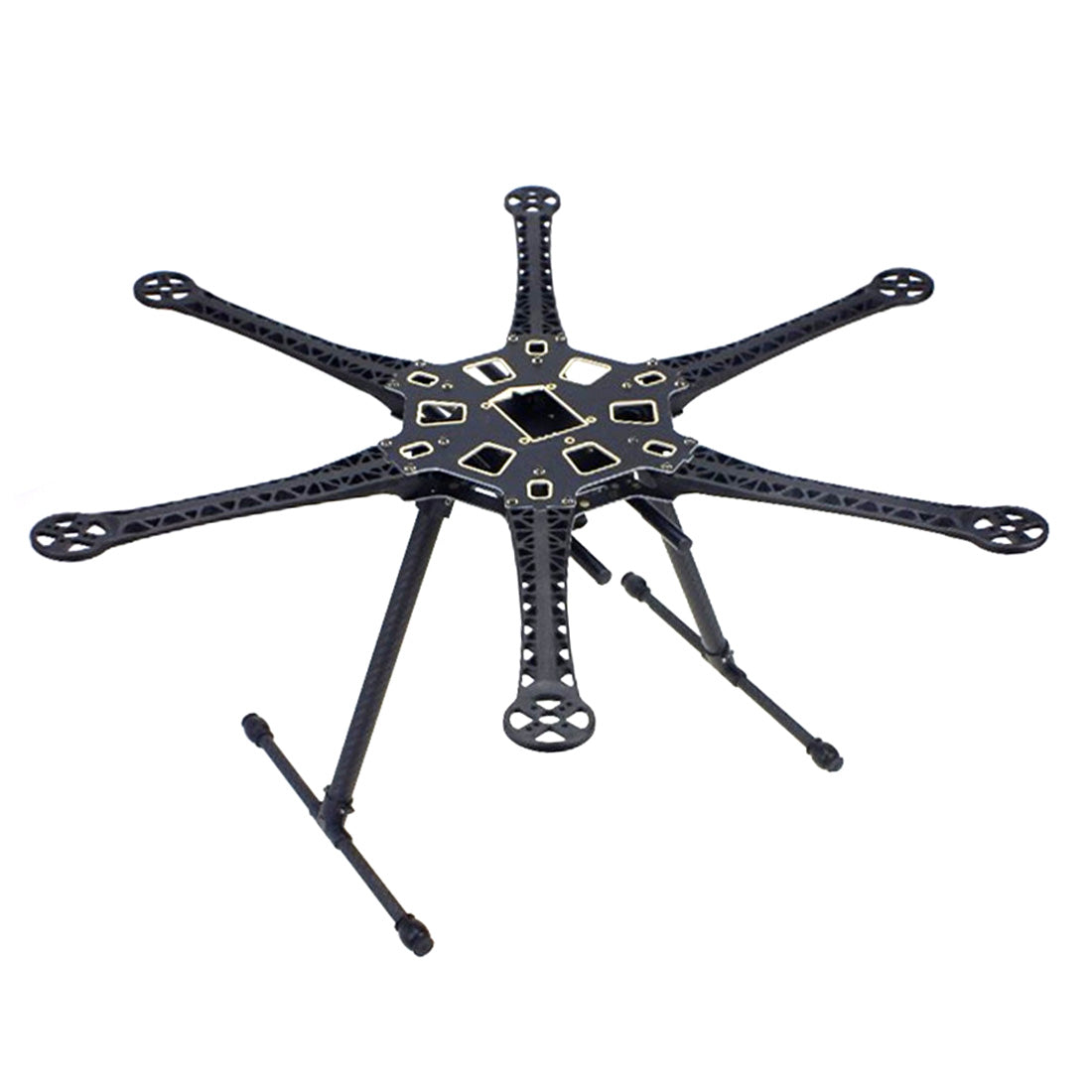 Cadre Drone FPV QWinOut XY-5 V2 - 5 Pouces, 218mm D'Envergure, Fibre De Carbone T300 3K - Pour Motorisations 20-23 Series Rack Drone Fibre Carbone