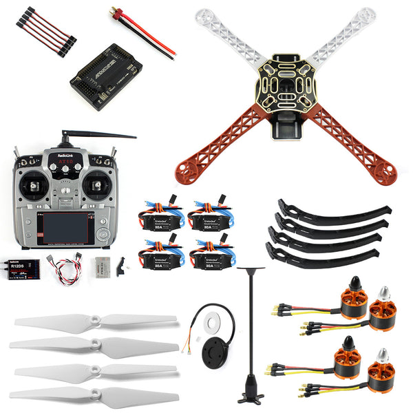 QWinOut Aircraft RC Quadrocopter Helicopter ARF F450-V2 Frame GPS APM2.8 AT10 TX/RX No Battery