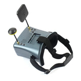 QWinOut 5.8G 40CH FPV Goggles 800*480 LS-008D 4.3inch Built-in Battery for RC Racer DIY Quadcopter Drone FPV Transmission Accessory