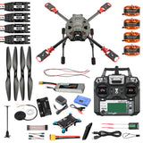 QWinOut J630 Full Set DIY 2.4GHz 4-Aixs RC Hexacopter 630mm Frame Kit APM2.8 Flight Controller with FS-i6X TX RX Brushless Motor ESC Part