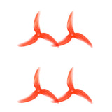 2 Pairs Emax Avan Scimitar 4024-3/4028-3 4 inch 3-Blade Propeller CW CCW Props for RC Drone Quadcopter
