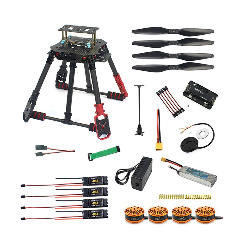 DIY 560mm Carbon Fiber DIY Drone Folded Frame Kit W/ 700KV Brushless