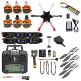 QWinOut DIY Drone Full Set F550 2.4G 10CH Remote Cotroller Radiolink Mini PIX M8N GPS PIXHAWK Barometer Altitude Hold FPV Quadcopter