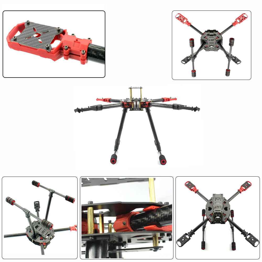 QWinOut J630 DIY Helicopter Copter 2.4GHz 4 Aixs RC Drone ARF APM2.8