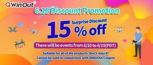 6·18 Mid-year Promotion- All of the items enjoy 15% off on QWinOut