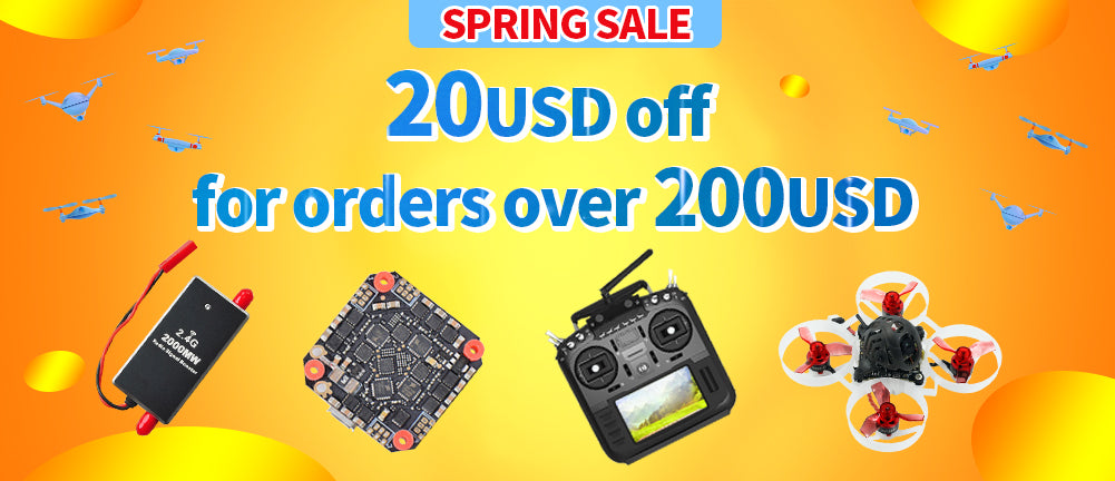Get 20usd off for orders over 200usd