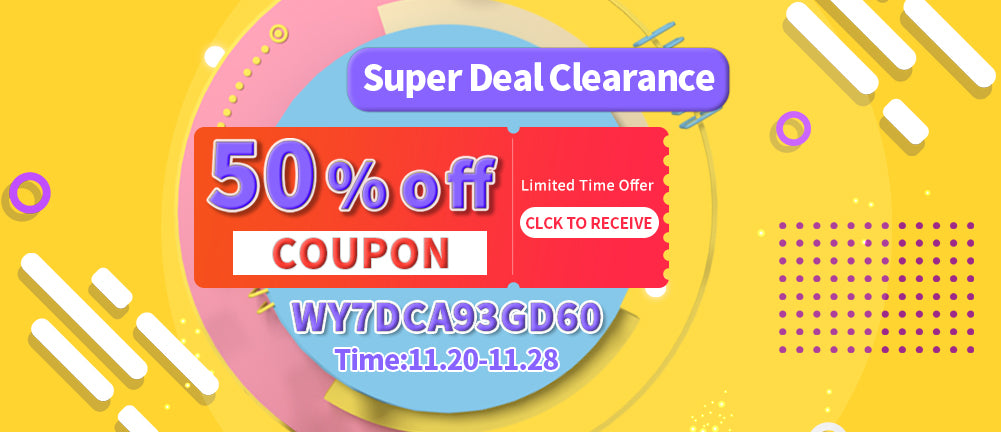 Super Deal  Clearance 50% off