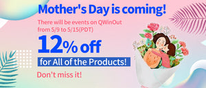 Mother's Day Promotion: 12% off for all of the items !