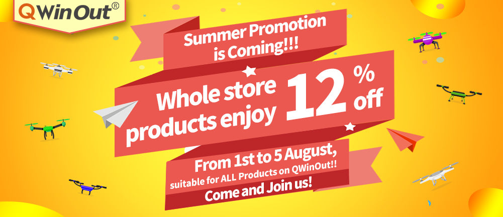 Summer Promotion is Coming!!! All Products enjoy 12% off.