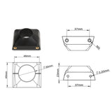 Tarot Plastic 30mm Tube Diameter Arm Clamp Mount Set TL1814 for Drone