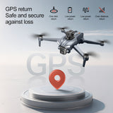 K18Max GPS HD Aerial Photography Drone with 4.5-Inch Screen Controller, Brushless Smart Obstacle Avoidance RC Aircraft