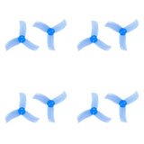 Gemfan 2040 2.0X4.0 PC 3-blade Propeller 2 Inch Prop 3-hole Blades for 1103 1104 Motor for RC Racer Racing Drone Quadcopter