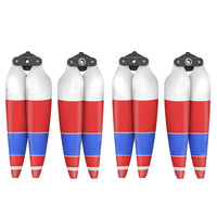 1/2pair Noise Reduction Propeller 8747F Silent Quick Release Colored 2-Blades Low Noise Props For DJI Air 3 Drone Accessories