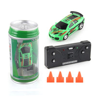1:45 MINI RC Car Battery Operated Racing Car PVC Cans Pack Machine Drift-Buggy Bluetooth-Compatible Radio Controlled Toy