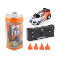1:45 MINI RC Car Battery Operated Racing Car PVC Cans Pack Machine Drift-Buggy Bluetooth-Compatible Radio Controlled Toy