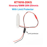 QWinOut 10/30/50/100MM Micro-Miniature Electric Push and Pull Telescopic Rod with Limit Protection / PWM ESC Large Thrust Mini Cylinder