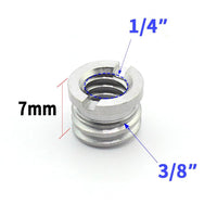 QWinOut 10pcs Female 1/4 to Male 3/8 Convert Screw Adapter Camera Accessories For Tripod