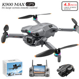 K900 MAX GPS Brushless Quadcopter, 1080P HD Aerial Photography Obstacle Avoidance RC Drone with 4.5-Inch Screen Controller