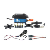 12kg Waterproof Servo Full Large Torque Metal Gear Digital Servo Low Profile for 1/10 RC Car 3racing SAKURA D4 CS Airplane Robot