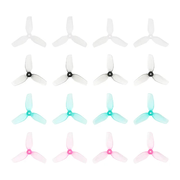 16Pcs BETAFPV 31mm Ultralight 3 Paddle Propellers 1.0mm Shaft For 0702 Brushless Motor For Meteor65 Meteor65 Pro Air65 Drone