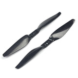 QWinOut 1Pair Carbon Fiber Propeller 8055 9055 1055 1155 1255 1355 1455 1555 CW CCW 2-Blade Prop for DIY Drone Multicopter Quadcopter