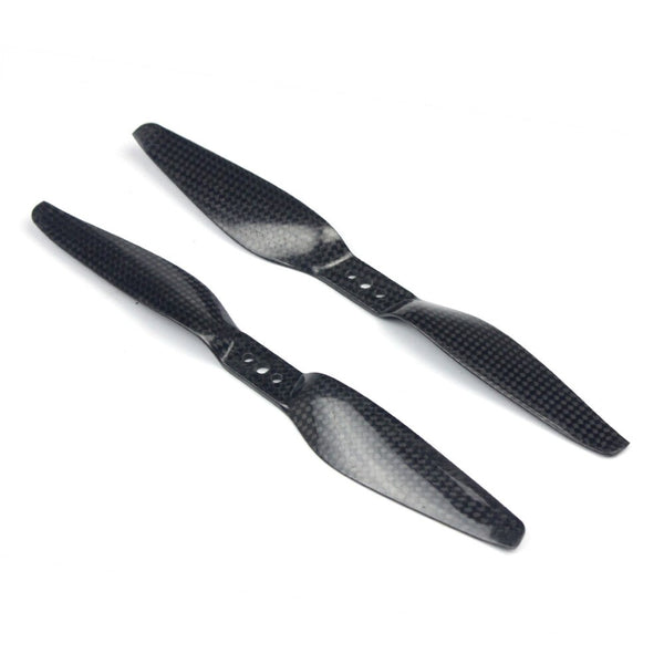 QWinOut 1Pair Carbon Fiber Propeller 8055 9055 1055 1155 1255 1355 1455 1555 CW CCW 2-Blade Prop for DIY Drone Multicopter Quadcopter