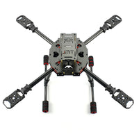 QWinOut J630 DIY Full Set 2.4GHz 4-Aixs Multicopter RC Aircraft 630mm Frame Kit MINI PIX+GPS AT9S TX RX Brushless Motor ESC Altitude Hold