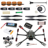 JMT 2.4Ghz 10CH X4 560mm X4 460mm Umbrella Foldable RC Drone 4-Axis ARF RTF Unassemble DIY GPS Quadcopter APM PIX w/ Gimbal FPV Upgrade