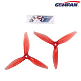 2 Pair Gemfan 5144 5inch 3 Paddle Propeller with 5mm Hole compatible 2205-2306 Brushless Motor for DIY RC Drone FPV Multicopter