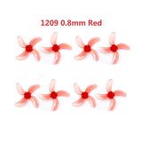 4Pairs(4CW+4CCW) Gemfan 1208 3-Blade / 1209 4-Blade 31mm PC Propeller 0.8mm 1mm 1.5mm for FPV Freestyle Tinywhoop Drones