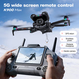 K900 MAX GPS Brushless Quadcopter, 1080P HD Aerial Photography Obstacle Avoidance RC Drone with 4.5-Inch Screen Controller