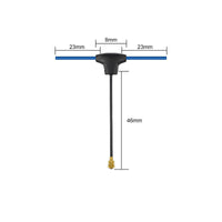 2PCS/lot BETAFPV Dipole T Antenna 2.4G 915MHz/868MHz IPEX MHF Connector For 2.4G/915MHz/868MHz receiver