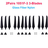 2Pairs (2CW+2CCW) Gemfan F9046 F8041 F7036 7inch Folding Propeller 2-Blade /3-Blade Glass Fiber Nylon for FPV Long Range Drones