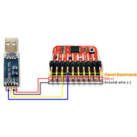 3-30V T1P Model Remote 8CH Receiver PWM to PPM/SBUS/ELRS S.BUS 32bit Encoder Signal Converter Module