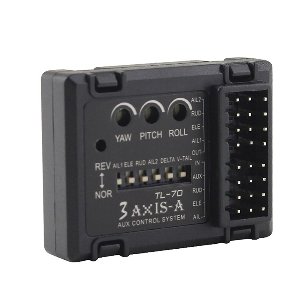 Controllers For Rc Plane 3-axle Stabilizer Flight Controller Gyro for FPV Airplane Helicopter ...