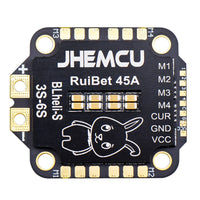 30X30mm JHEMCU RuiBet 45A BLHELI_S Dshot600 3-6S Brushless 4in1 ESC  for FPV Flight Controller Stack DIY Parts