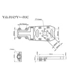 Tarot 16mm Diameter Motor Mount TL68B51 Lightweight Motor Mount Fixing Parts