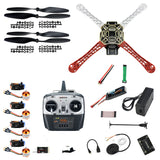 QWinOut F450 DIY Drone Kit Quadcopter 1000KV A2212 13T Motor 30A ESC APM2.8/minipix/PIXHAWK  Flight Control 2200Mah Lipo Battery Radiolink T8FB TX