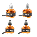 4PCS Mini Multi-rotor 1806 2400KV CW CCW Brushless Motor 2-3S for DIY 250 Mini Drone FPV CC3D 260 330 RC Quadcopter