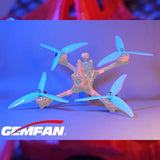 4Pairs/Lot Gemfan 5129 CW CCW 5MM Hole YUKI 3-Blades PC Propeller for 2306 2207 Motor FPV Racing RC Drone Quadcopter Multirotor