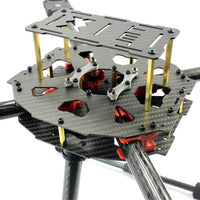 QWinOut J630 DIY Full Set 2.4GHz 4-Aixs Multicopter RC Aircraft 630mm Frame Kit MINI PIX+GPS AT9S TX RX Brushless Motor ESC Altitude Hold