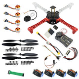 QWinOut DIY Drone Quadcopter T450 450mm Frame kit 920KV CW CCW Motor 9433 Propellers 30A ESC APM 2.8 Flight Controller GPS Compass