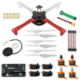 QWinOut DIY Drone Quadcopter T450 450mm Frame kit 920KV CW CCW Motor 9433 Propellers 30A ESC APM 2.8 Flight Controller GPS Compass