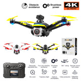 K15 Drone LCD with Screen Remote Control Brushless Power Intelligent Obstacle Avoidance High-definition Aerial Photography Aircraft